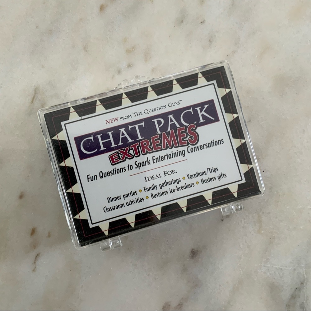 NWOT Chat Pack Extremes Card Set